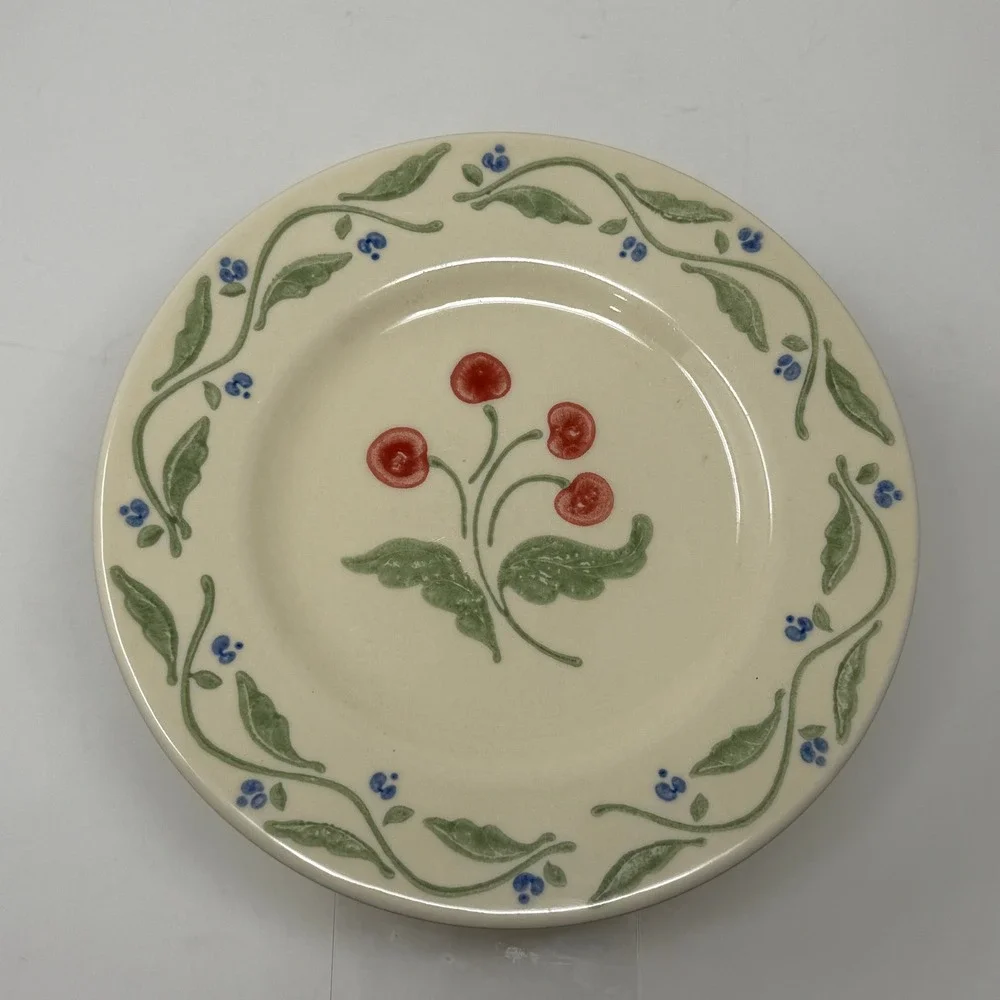 Pfaltzgraff Heirloom Dessert Plates Set of 4 CherryFloral 8